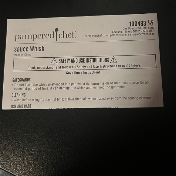 Pampered Chef Sauce Whisk - Picture 5 of 5